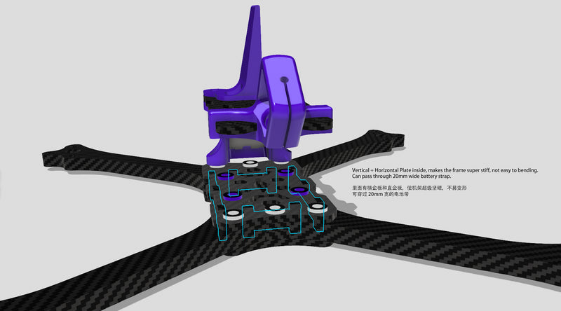 Wizz #8 Racing Frame