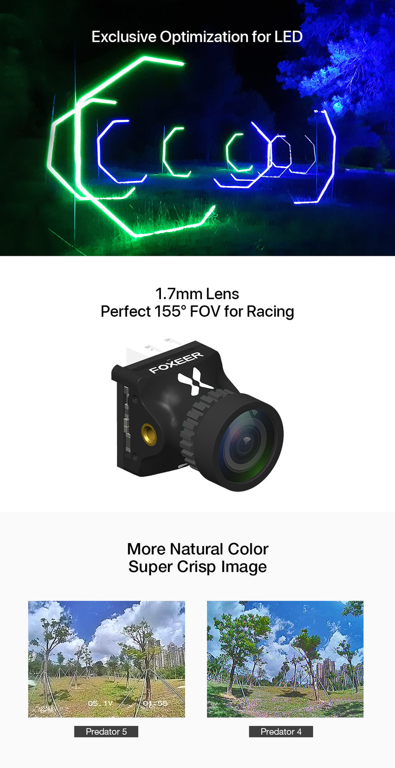 Foxeer Nano Predator 5 Racing Camera