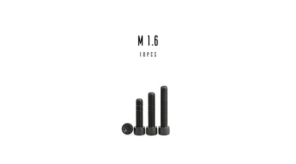 M1.6 Hex Socket Cap Screw (12.9 Steel Grade Black Oxide)