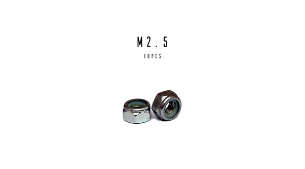 M2.5 Carbon Steel Nylon Insert Lock Nut DIN985