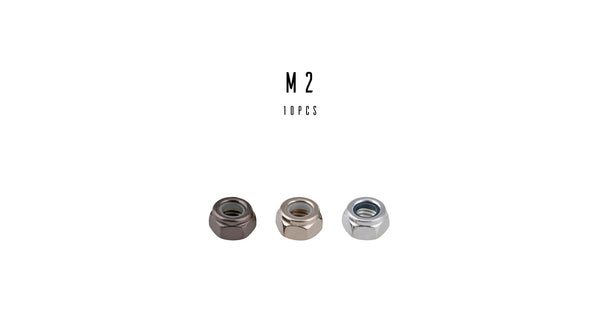 M2 Carbon Steel Nylon Insert Lock Nut DIN985