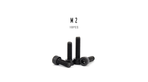 M2 Hex Socket Cap Screw (12.9 Steel Grade Black Oxide)