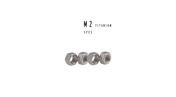 M2 Titanium Hex Nut