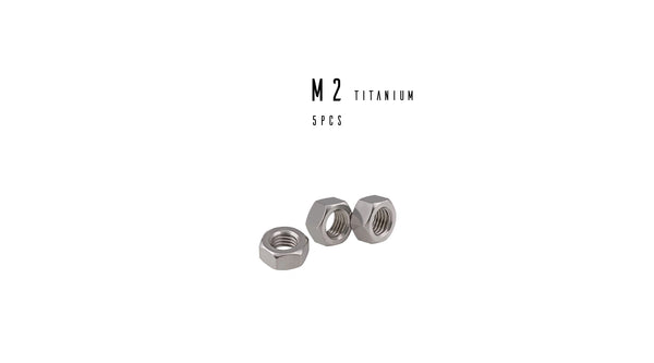 M2 Titanium Hex Nut