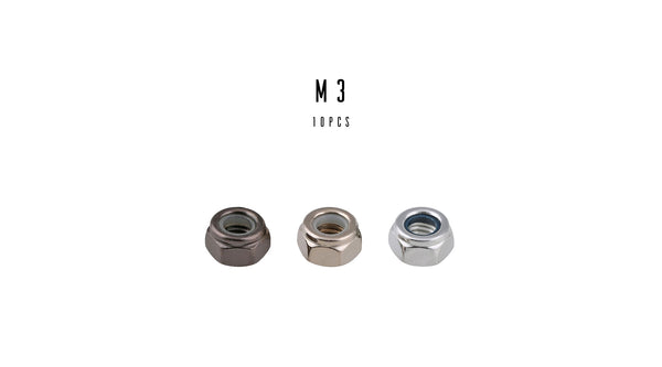 M3 Carbon Steel Nylon Insert Lock Nut DIN985