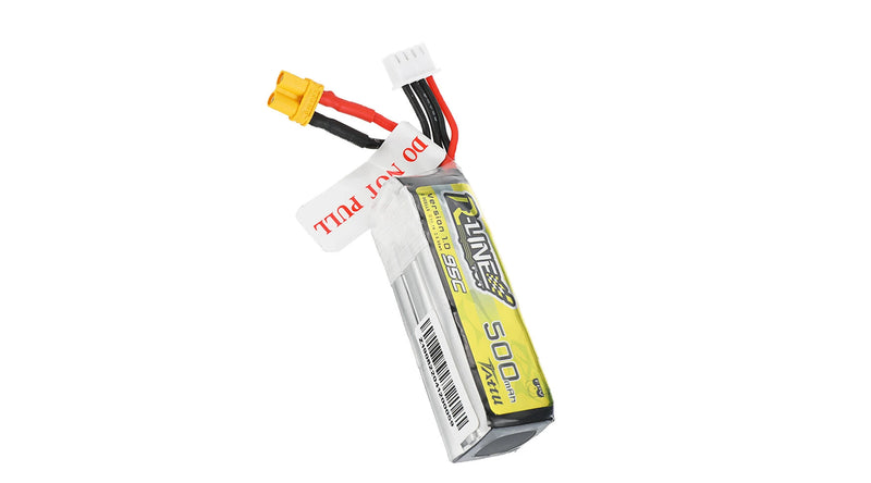 Tattu R-Line 1.0 95C 3S 500mAh Lipo Battery