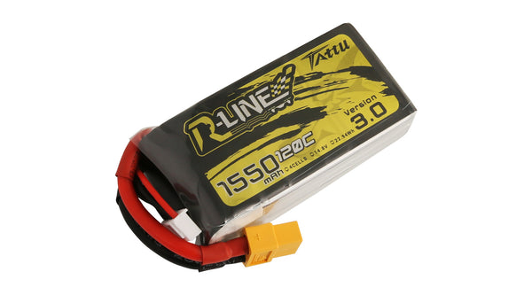 Tattu R-Line 3.0 120C 4S 1550mAh Lipo Battery